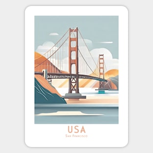 Golden Gate Serenity Sticker